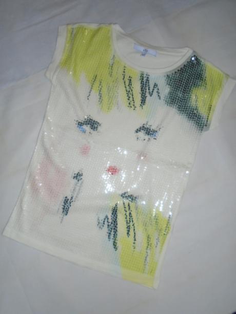 Tričko flitry vel 8/9 l, marks & spencer,134