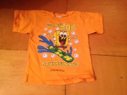 Dětské tričko sponge bob vel. 68 - 74, 68