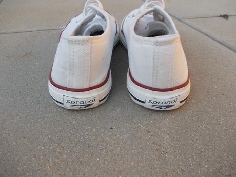 Bílé plátěné tenisky sprandi, vel.31/32, sprandi,31