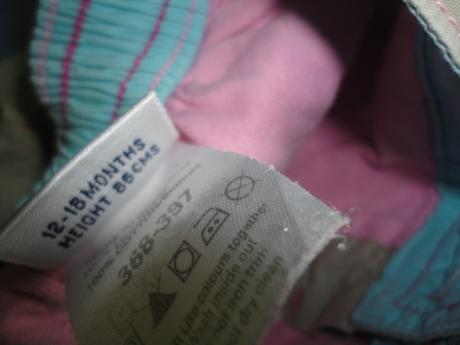 Vypodložené kalhoty next, vel. 12-18 měsíců, next,86