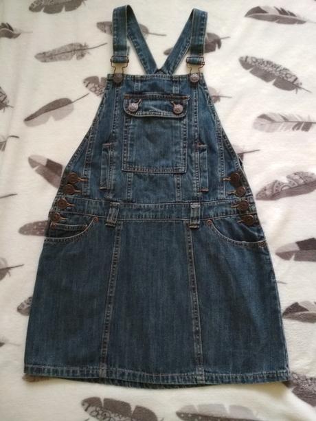 Dívčí riflová sukýnka s laclem zn. naf naf, naf naf,146