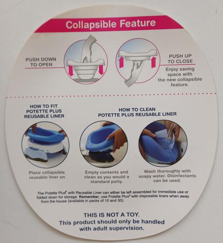 Cestovní nočník potette plus 2v1, 