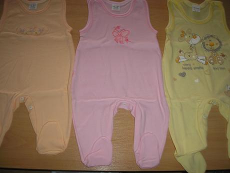 Bavlněné dupačky, 62 / 68 / 74