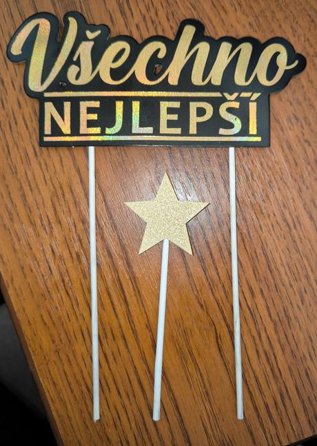 Narozeninová párty sada stříbrno-zlatá,