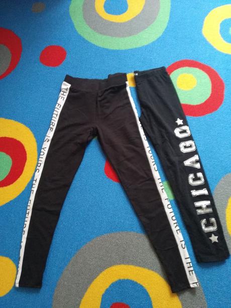 2x legíny, h&m,158