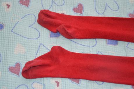 110 116 punčošky punčocháče punčochy červené, adams,116