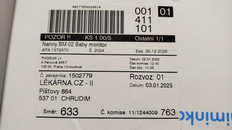 Monitor dechu jablotron nanny, v záruce, jablotron