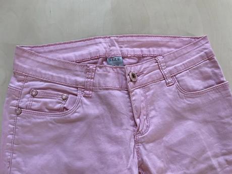 Růžové kalhoty, vel 27 cca xs/s, s