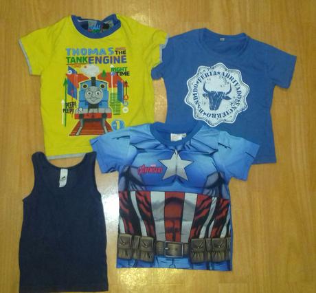 Košile, župan, trička pro chlapečka vel. 104, 104–116