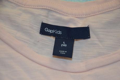 146 152 letní tričko triko s potiskem, gap,146