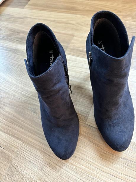 Kotníkové boty na podpatku, tamaris,40