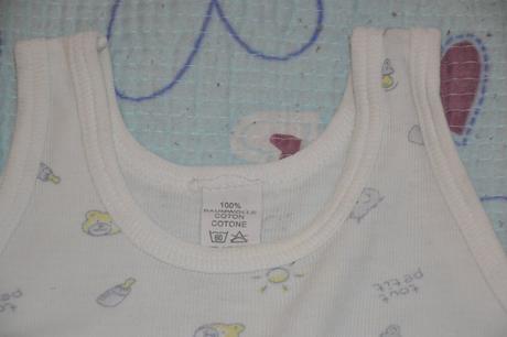 Slabé bavlněné tílkové body, 80