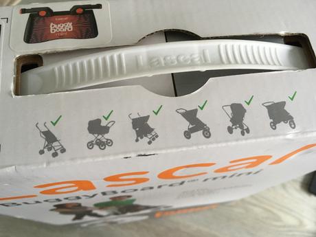 Stupínek/skejt ke kočárku buggyboard mini lascal,