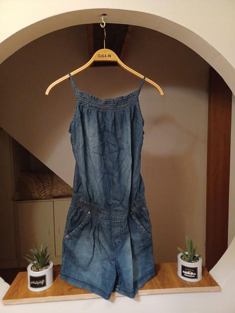 Džínový overal, riflový overal 158/164, 164