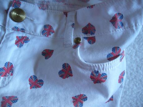 Elastické dámské/dívčí kraťasy/šortky, denim,34