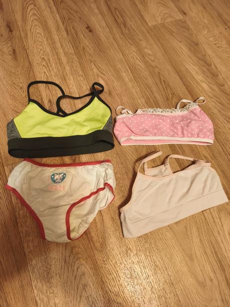 Spodní kalhotky + podprsenka h&m, h&m,128