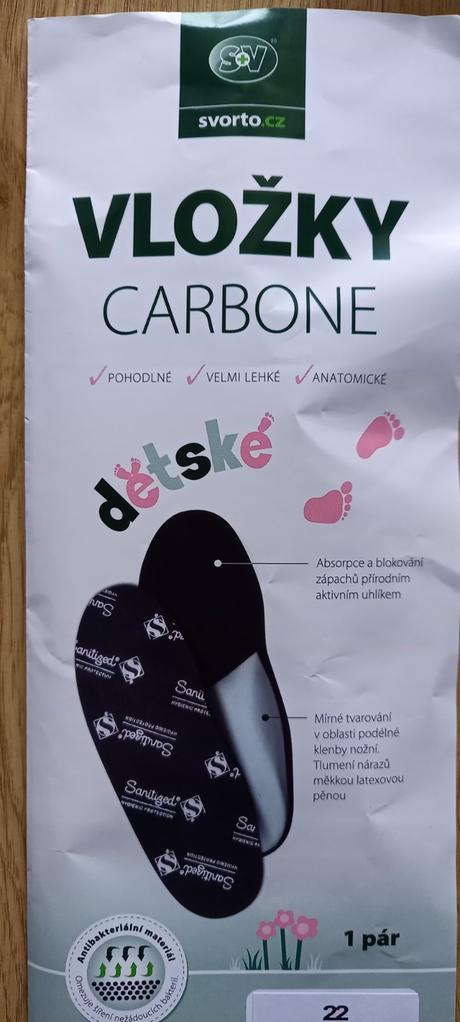 Vložky do bot 22,23,24,26, 