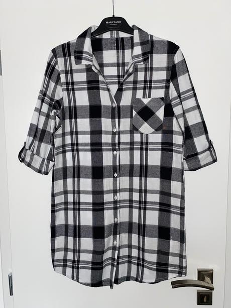 Flanelová noční košile f&f, f&f,xs