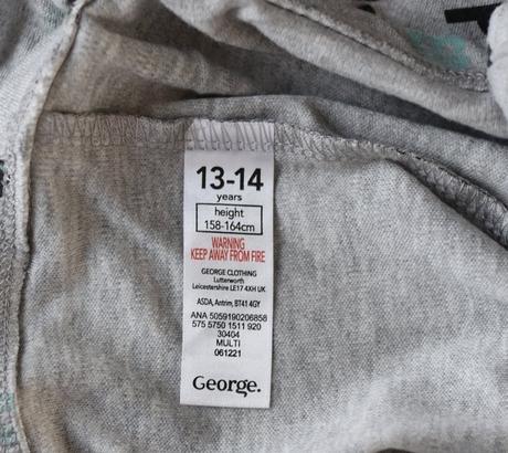 Pyžamové kalhoty vel. 13 - 14 let, george,164