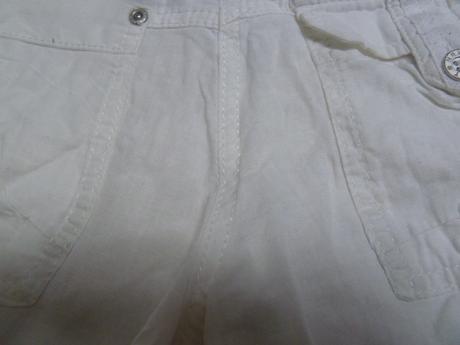 Lněné lacláčové kraťasy. bez vad, next,122