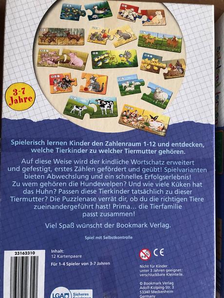 1.pocitani se zviratky/ puzzle karticky,