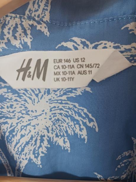 Košilka h&m č.146, h&m,146