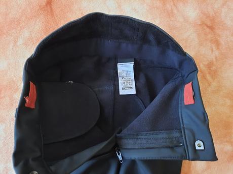 Černé zateplené rajtky kipwarm, 8-10 let, 134