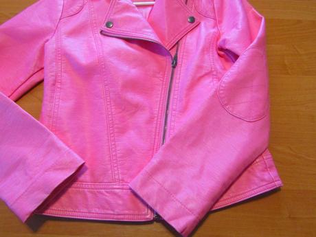 Dívčí kožanková bunda vel 164, 164