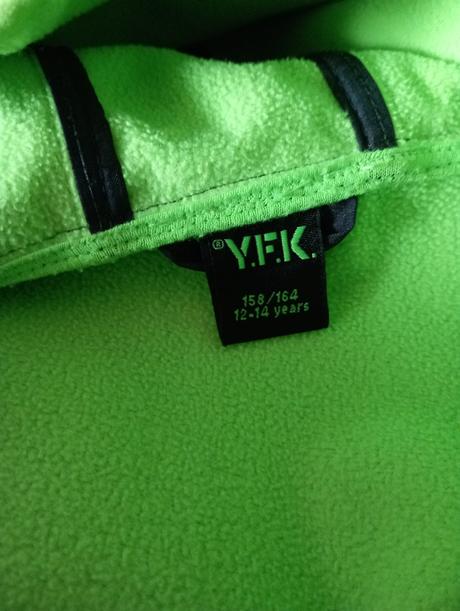 Sofschellová bunda y.f.k. vel. 158/164, 158