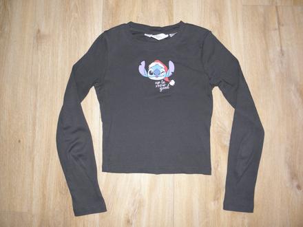 Dívčí žebrované tričko stitch zn. h&m vel.146/152, h&m,146