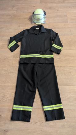 Karnevalový kostým hasič, záchranář vel. 140, 
