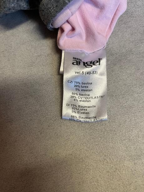 Spadlá čepice s podšívkou litlle angel velikost 5, little angel®