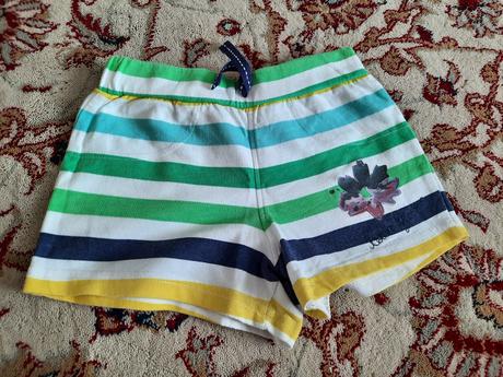 Pruhované šortky s květinkou, f&f,104