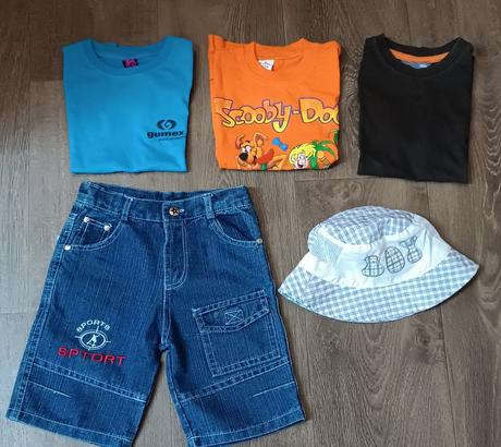 Chlapecký letní set oblečení,vel.104(3-4 roky), 104–116