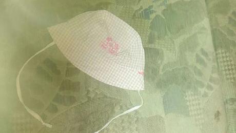 Luxusní klobouček na léto-top stav 0-3 měsíce, 56