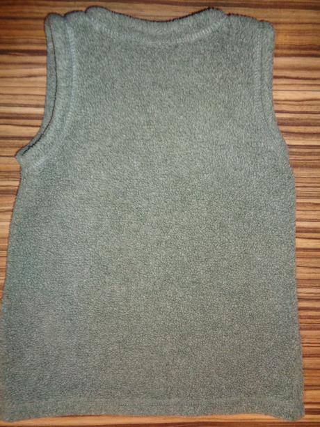 Super khaki flísové šaty, berti,86