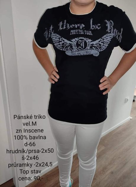 Pánské triko-vel.m, m