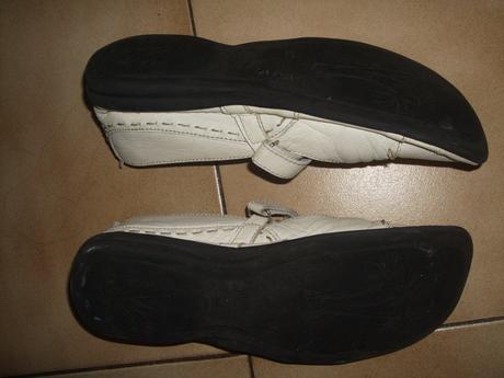 Kožené baleríny, baťa,37