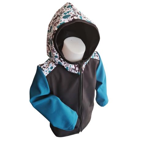 Softshellová bunda s fleecem, 98