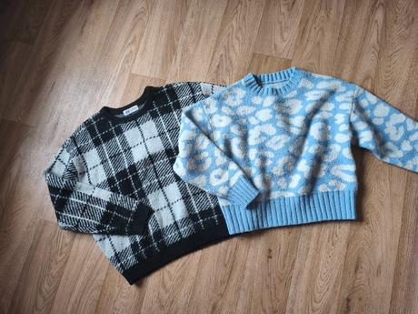 2krát svetr h&m shein 134/140, h&m,140