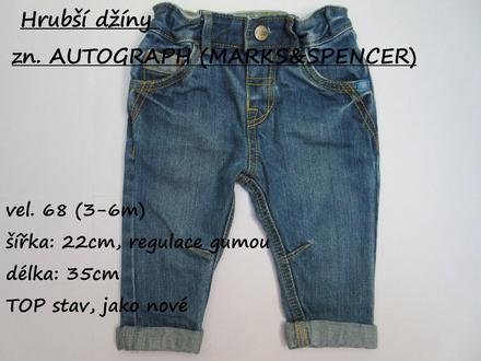 Frajerské džíny zn. autograph od m&s, marks & spencer,68