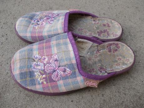 Domácí pantofle s motýlkem, vel.27, befado,27