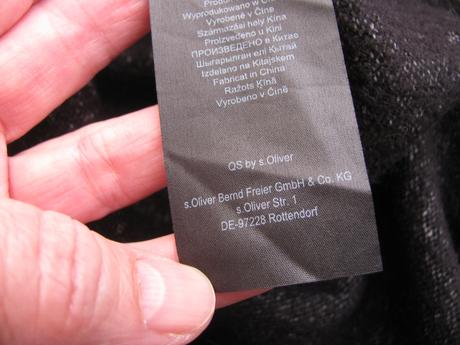 Dámský černý svetr se střikem s.oliver, s.oliver,m