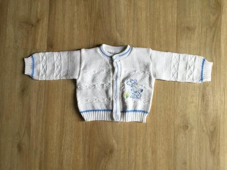 Přízový svetřík se žirafou, 68