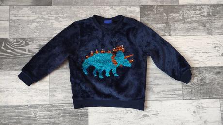 Mikina plyšová pro kluka, lupilu,74