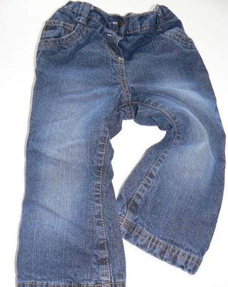 Podšité jeansy s jablíčkovými kapsami, c&a,86