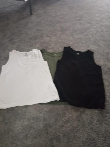 3ks tílek 134-140 hm, h&m,134