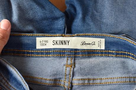 Džíny vel. 6 - 7 let, denim co,122