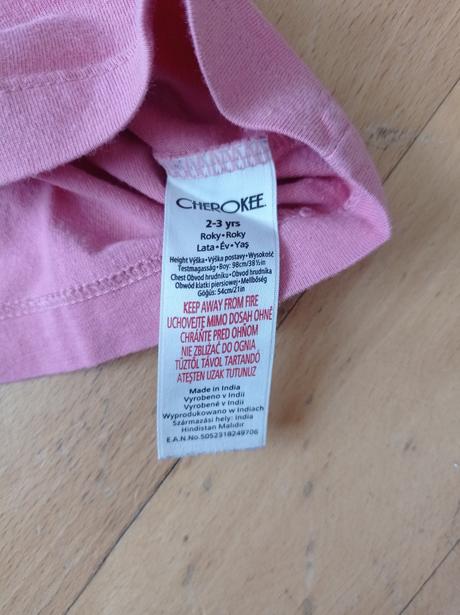 Triko dlouhý rukáv 98/104 kočky, cherokee,98