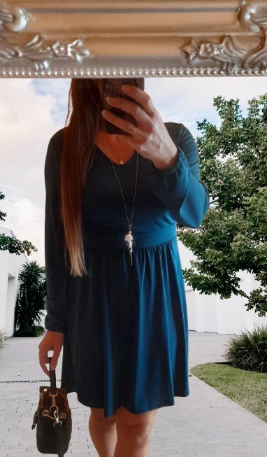 Smaragdové elegantní šaty s dlouhým rukávem, esmara,40